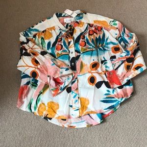 Artistic blouse w 3/4 sleeves - feels like France